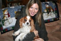 Stephanie and Honey last winter